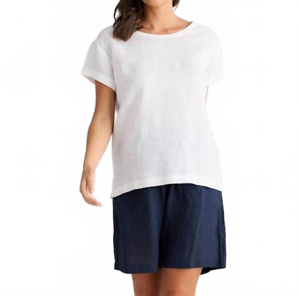 NEW HOLIDAY captain tee in white